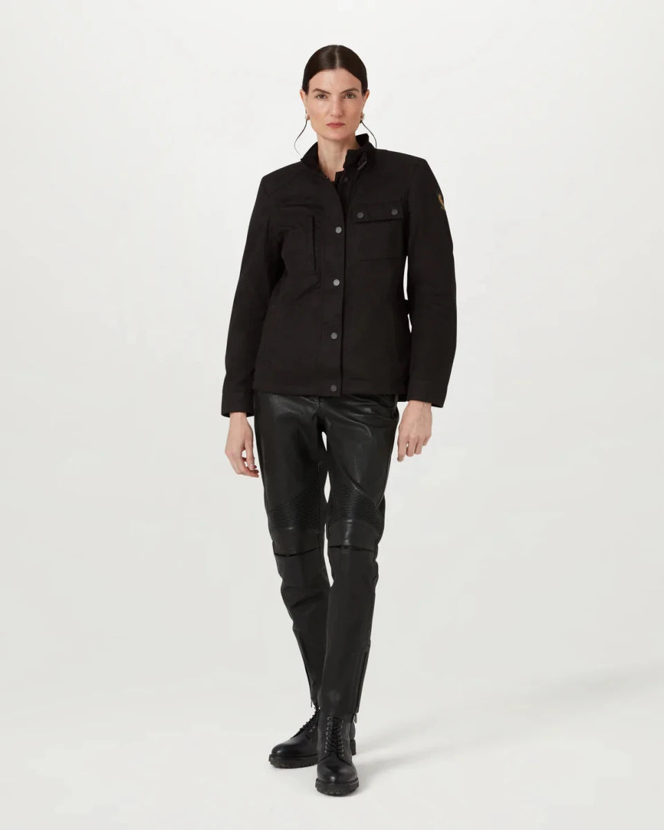 Belstaff Kate's Cottage Women's Motorcycle Jacket - Black | Veloce Club