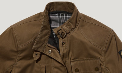 Belstaff Kate's Cottage Women's Motorcycle Jacket - Sand | Veloce Club