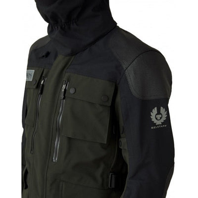Belstaff Long Way Up Gore-Tex Pro Jacket Dark Olive | Veloce Club