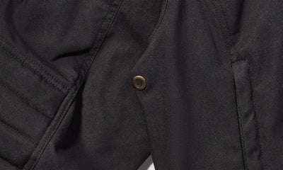 Belstaff Roberts Cotton Canvas Motorcycle Jacket - Black | Veloce Club