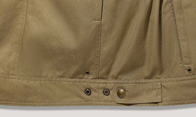 Belstaff Roberts Cotton Canvas Motorcycle Jacket - Olive | Veloce Club