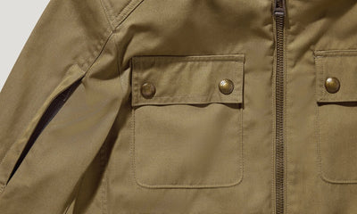 Belstaff Roberts Motorcycle Jacket in Olive | Veloce Club