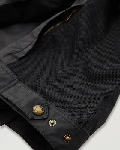 Belstaff Temple Waxed Cotton Motorcycle Jacket Black | Veloce Club