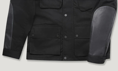Belstaff Trackmaster Ultracore 8oz Jacket - Black | Veloce Club