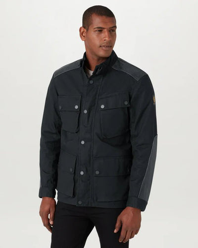 Belstaff Trackmaster Ultracore 8oz Jacket - Black | Veloce Club