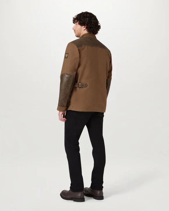 Belstaff Trackmaster Ultracore 8oz Jacket - Sand | Veloce Club