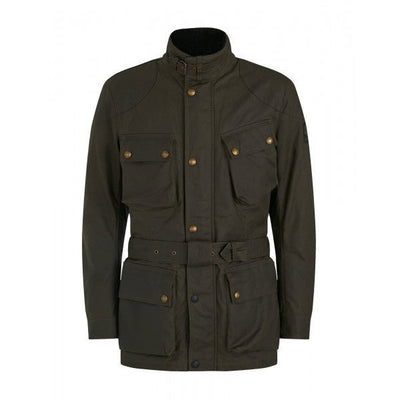 Belstaff Trialmaster Jacket in Olive - available at Veloce Club