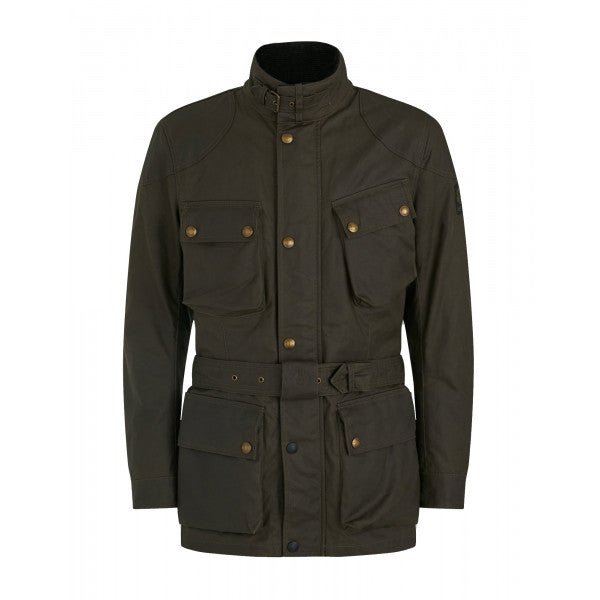Belstaff Trialmaster Jacket in Olive - available at Veloce Club