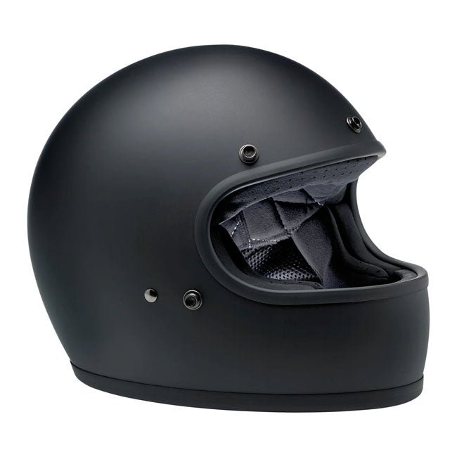 Biltwell Gringo S Helmet - Flat Black - available at Veloce Club
