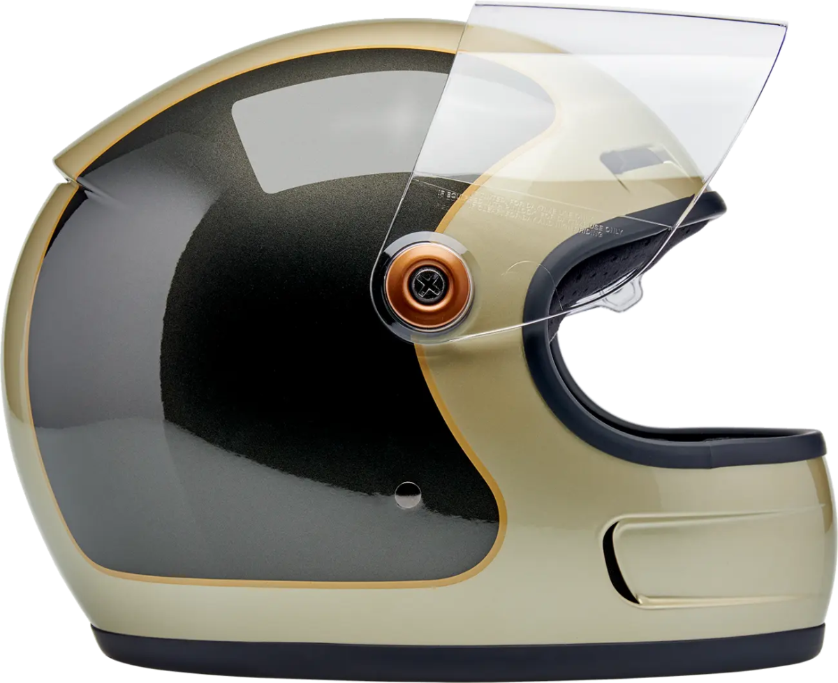 Biltwell Gringo SV Helmet in Metallic Champagne / Charcoal Tracker - available at Veloce Club