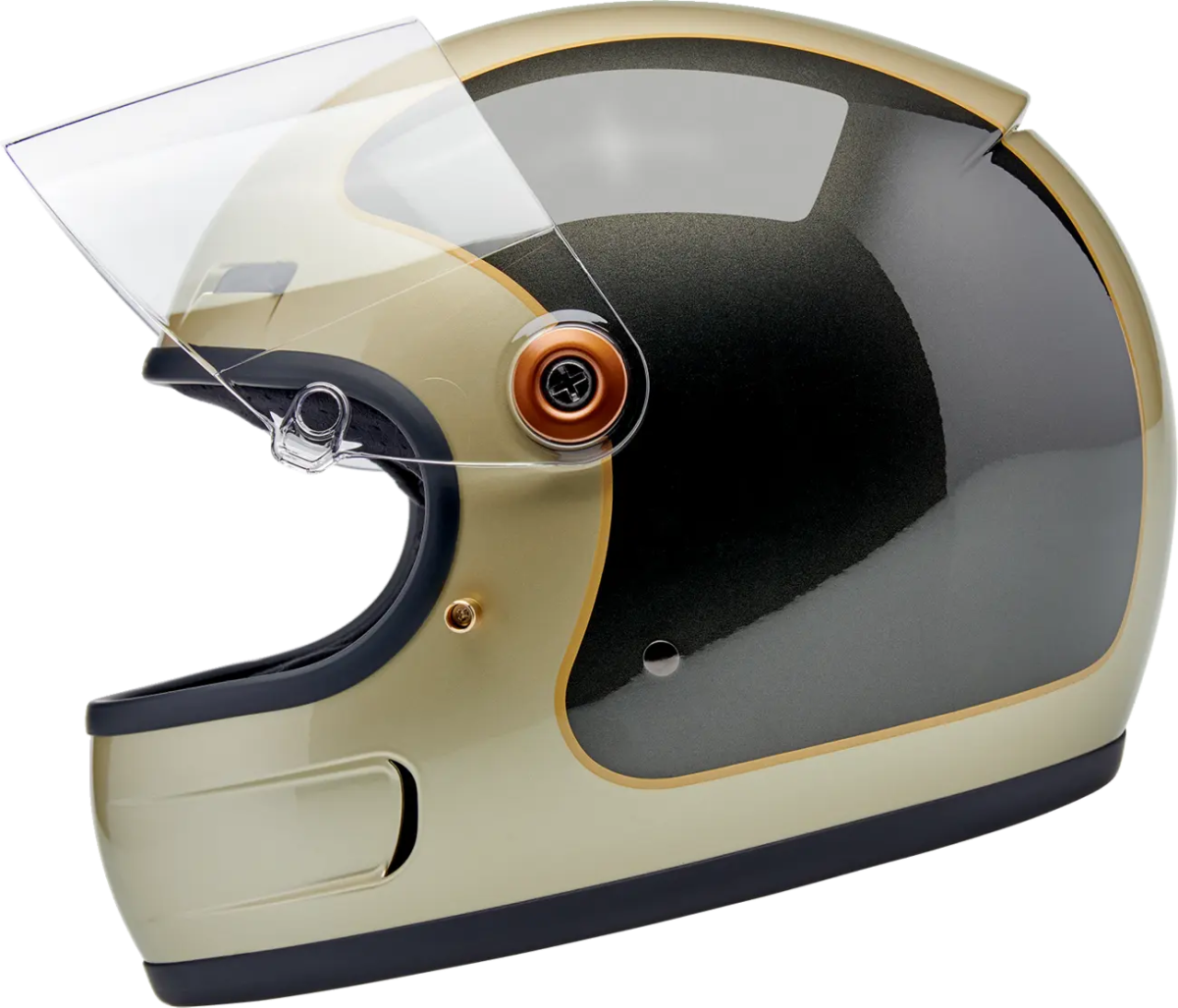 Biltwell Gringo SV Helmet in Metallic Champagne / Charcoal Tracker - available at Veloce Club