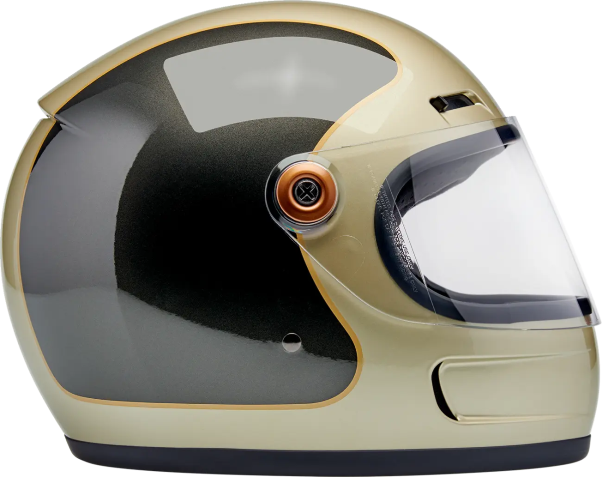 Biltwell Gringo SV Helmet in Metallic Champagne / Charcoal Tracker - available at Veloce Club