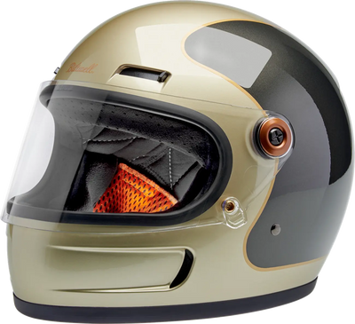 Biltwell Gringo SV Helmet in Metallic Champagne / Charcoal Tracker - available at Veloce Club