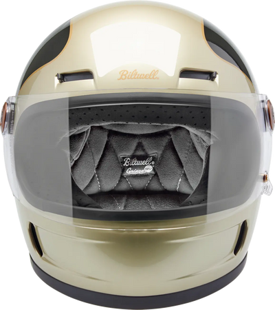 Biltwell Gringo SV Helmet in Metallic Champagne / Charcoal Tracker - available at Veloce Club