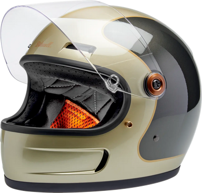 Biltwell Gringo SV Helmet in Metallic Champagne / Charcoal Tracker - available at Veloce Club