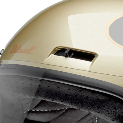 Biltwell Gringo SV Helmet in Metallic Champagne / Charcoal Tracker - available at Veloce Club