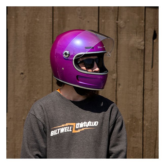 Biltwell Gringo SV Helmet - Metallic Grape
