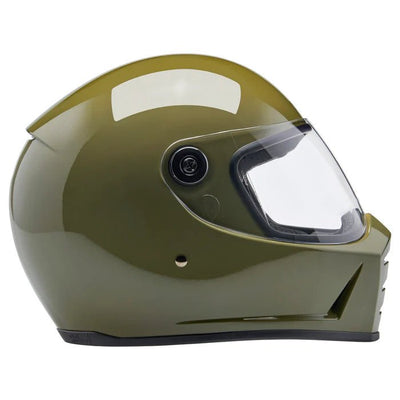 Biltwell Lane Splitter Helmet in Olive Green