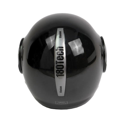 By City 180 Tech Flip Front Helmet - Black - available at Veloce Club