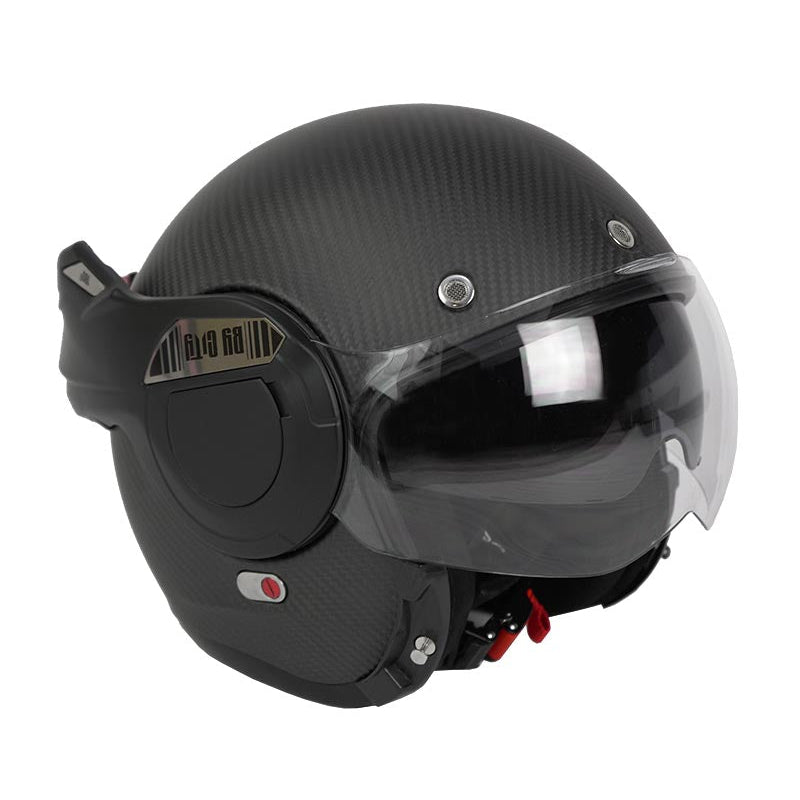 By City 180 Tech Flip Front Helmet - Carbon - available at Veloce Club