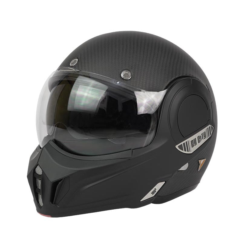 By City 180 Tech Flip Front Helmet - Carbon - available at Veloce Club