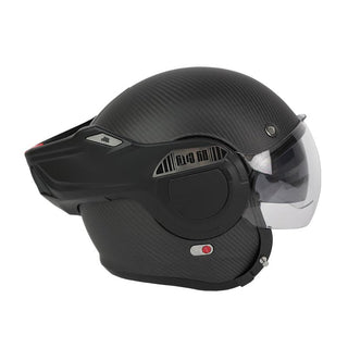 By City 180 Tech Flip Front Helmet - Carbon - available at Veloce Club