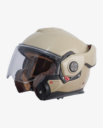 By City 180 Tech II Flip front Helmet in Beige | Veloce Club