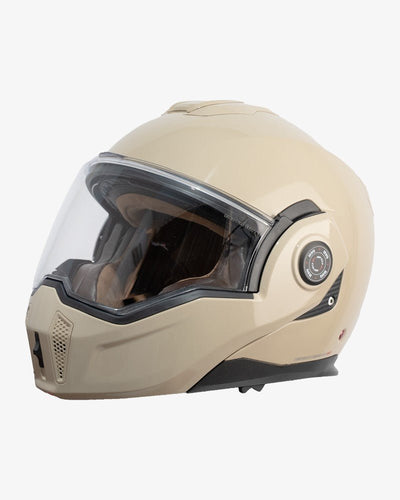 By City 180 Tech II Flip front Helmet in Beige | Veloce Club
