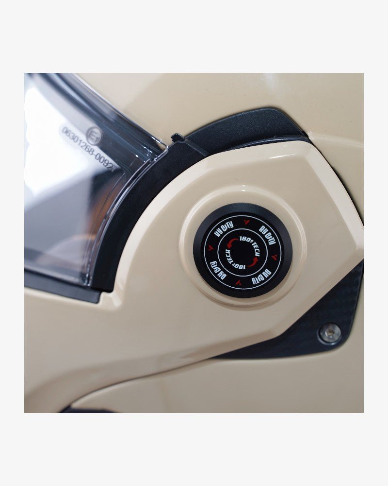 By City 180 Tech II Flip front Helmet in Beige | Veloce Club