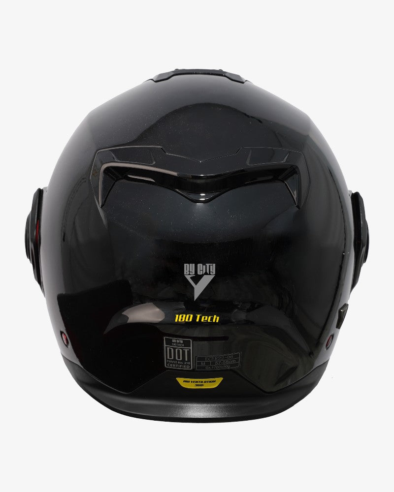By City 180 Tech II Flip front Helmet in Gloss Black | Veloce Club