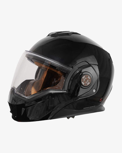 By City 180 Tech II Flip front Helmet in Gloss Black | Veloce Club