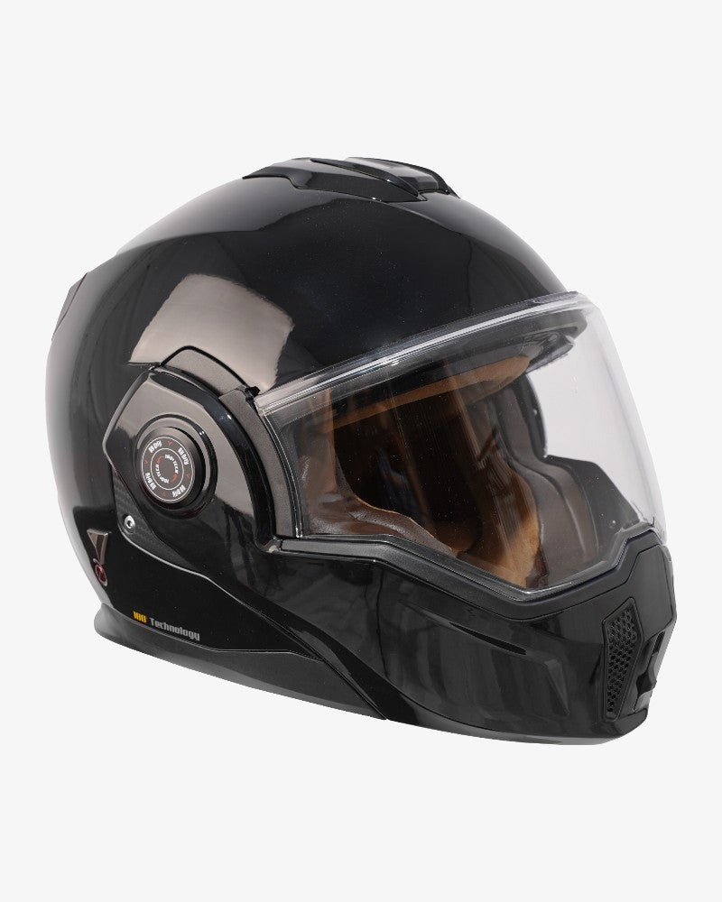 By City 180 Tech II Flip front Helmet in Gloss Black | Veloce Club