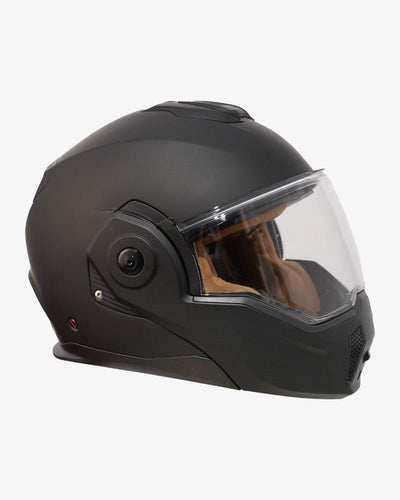 By City 180 Tech II Flip front Helmet in Matt Black | Veloce Club