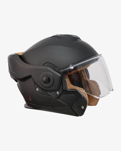 By City 180 Tech II Flip front Helmet in Matt Black | Veloce Club