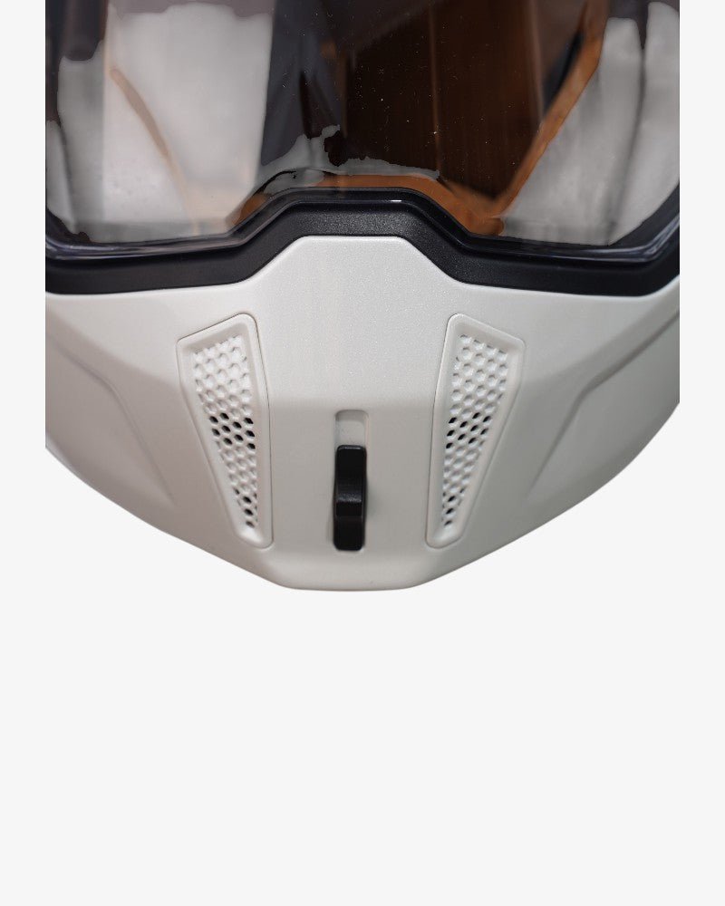 By City 180 Tech II Flip front Helmet in Pearl White | Veloce Club