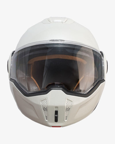 By City 180 Tech II Flip front Helmet in Pearl White | Veloce Club