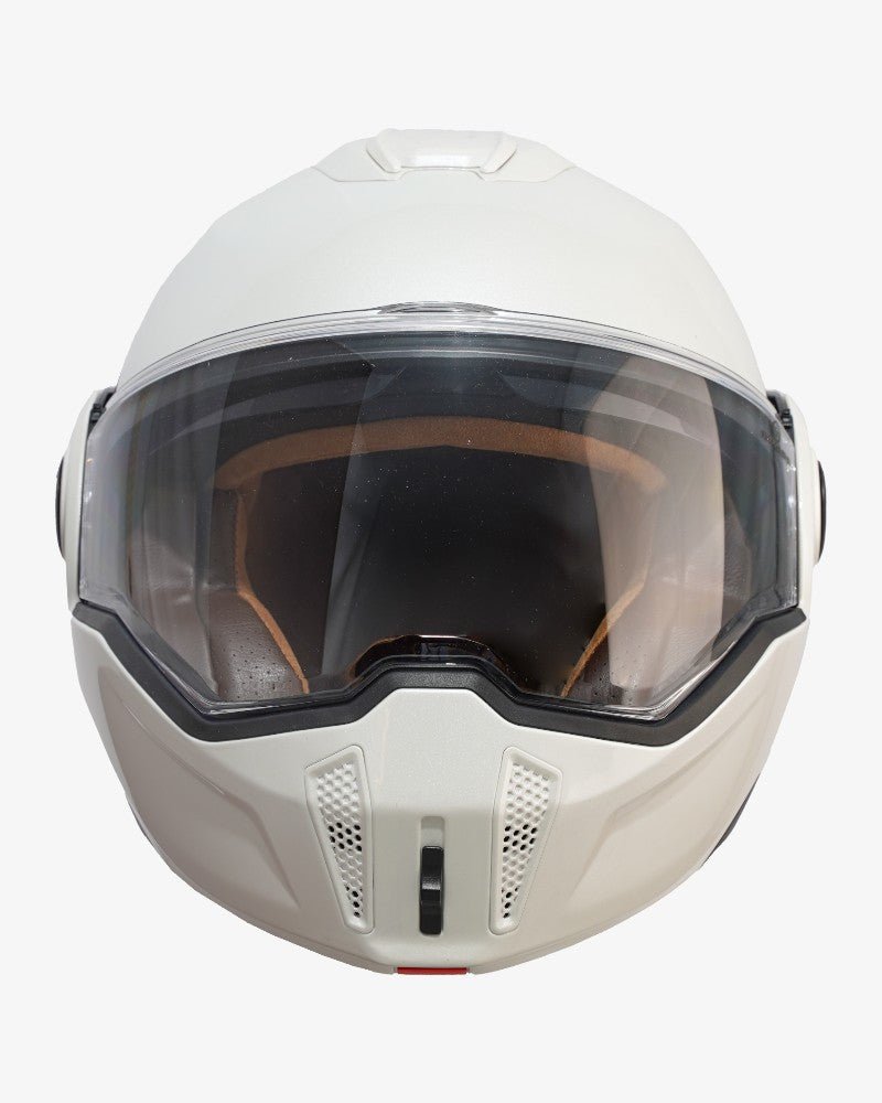 By City 180 Tech II Flip front Helmet in Pearl White | Veloce Club