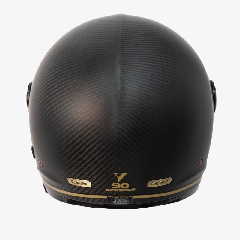By City 90 Degrees Helmet - Gold Carbon - available at Veloce Club