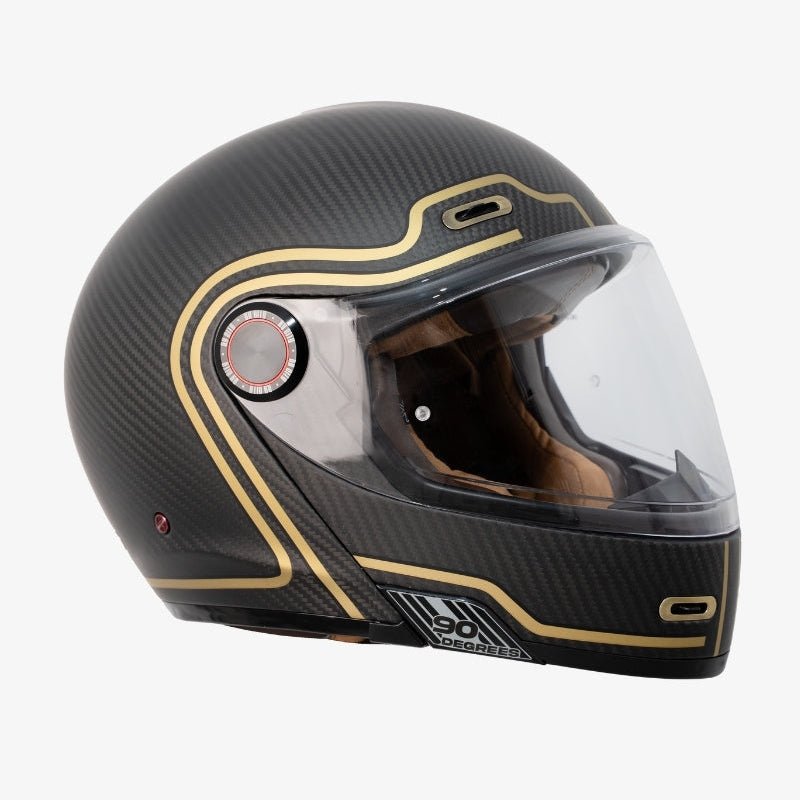 By City 90 Degrees Helmet - Gold Carbon - available at Veloce Club
