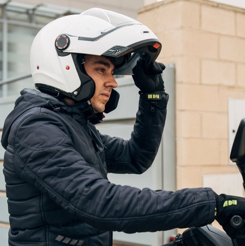 By City 90 Degrees Helmet - Pearl White - available at Veloce Club