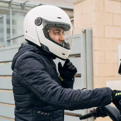 By City 90 Degrees Helmet - Pearl White - available at Veloce Club