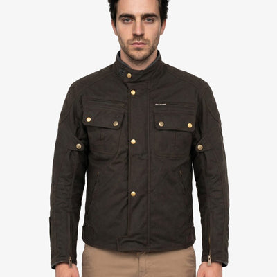 By City Belfast III Motorcycle Jacket in Green | Veloce Club