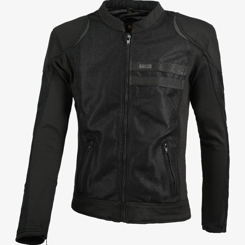 By City Breeze Motorcycle Jacket in Black | Veloce Club