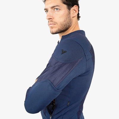 By City Breeze Motorcycle Jacket in Blue | Veloce Club