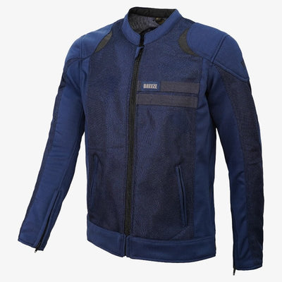 By City Breeze Motorcycle Jacket in Blue | Veloce Club