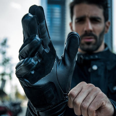 By City Cafe III Mens Gloves in Black