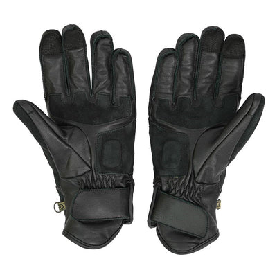 By City Cafe III Motorcycle Gloves Black