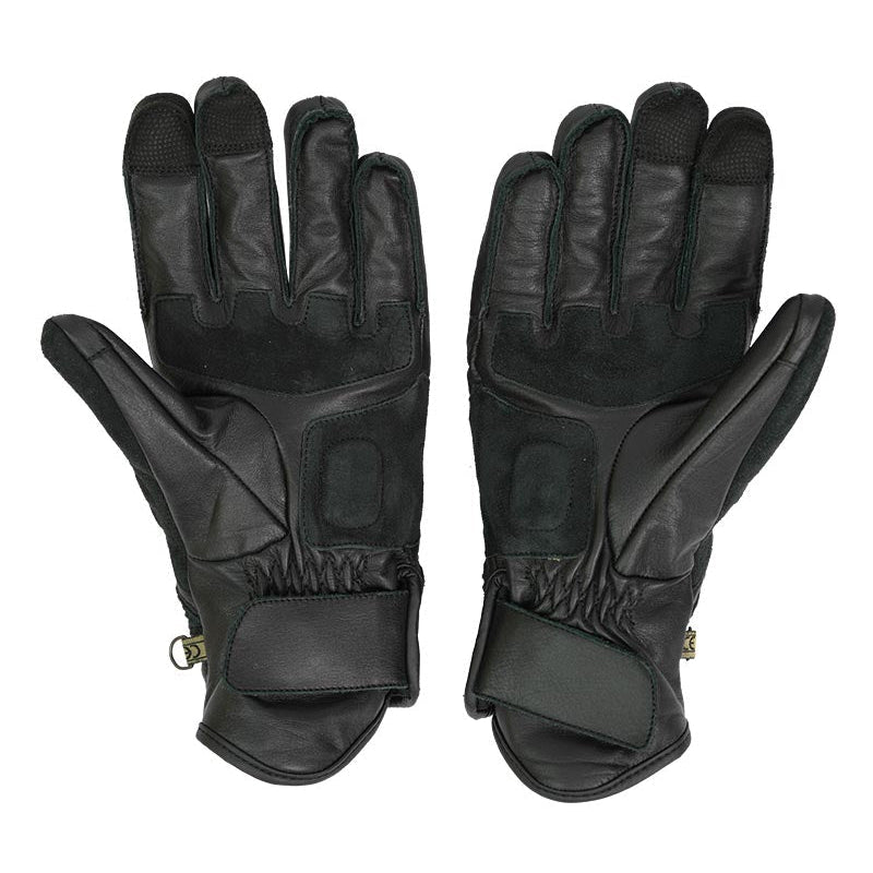 By City Cafe III Motorcycle Gloves Black