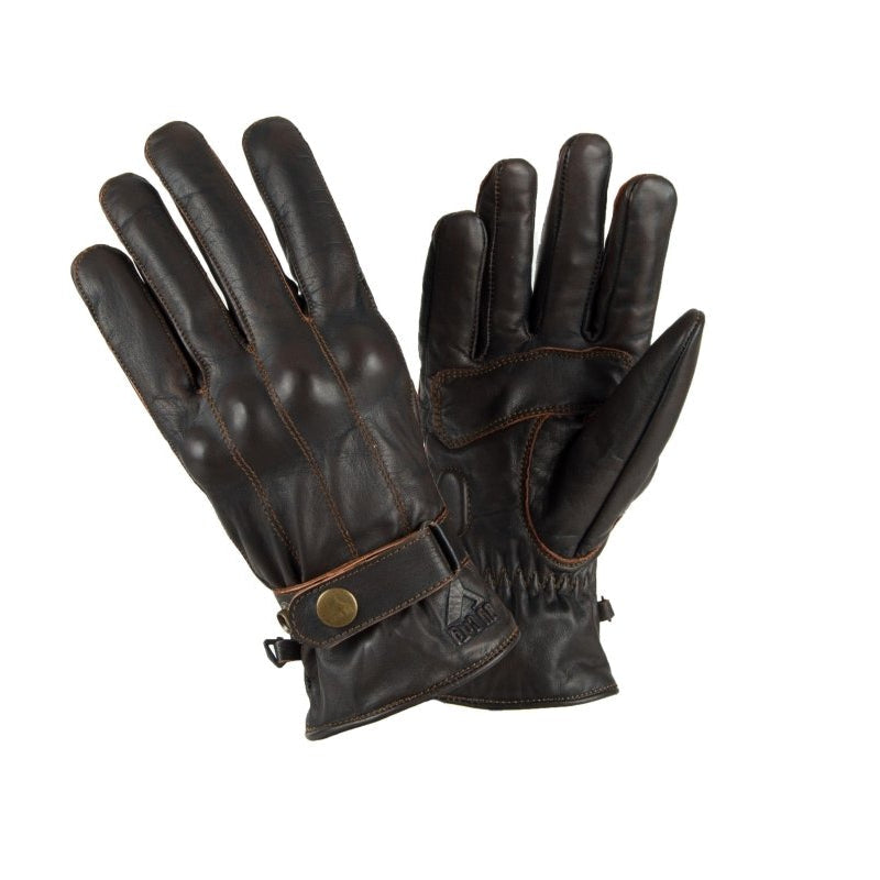By City Elegant Mens Winter Gloves in Brown