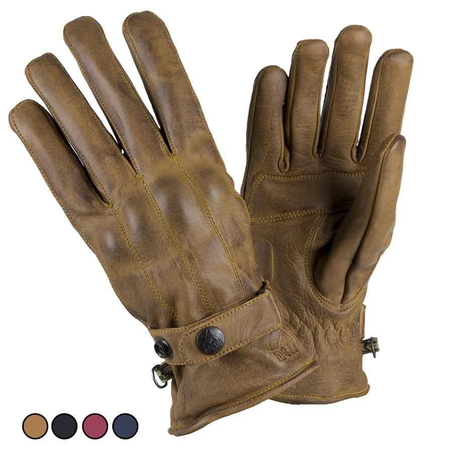 By City Elegant Motorcycle Gloves in Tan